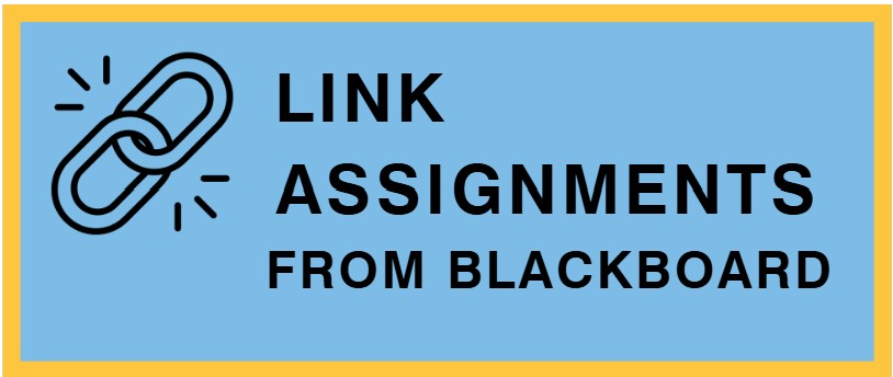 Link Assignments in Blackboard button