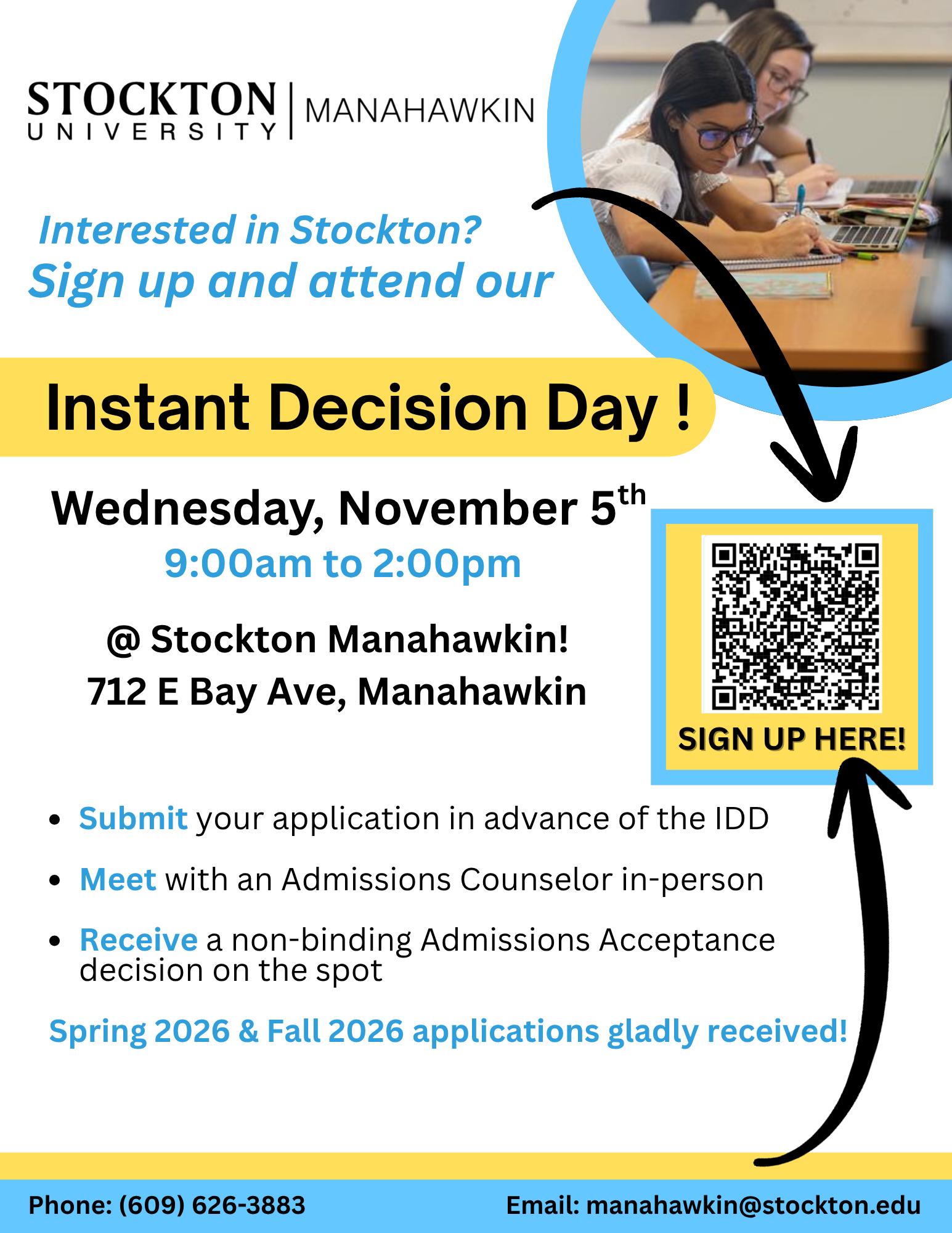 manahawkin instant decision day