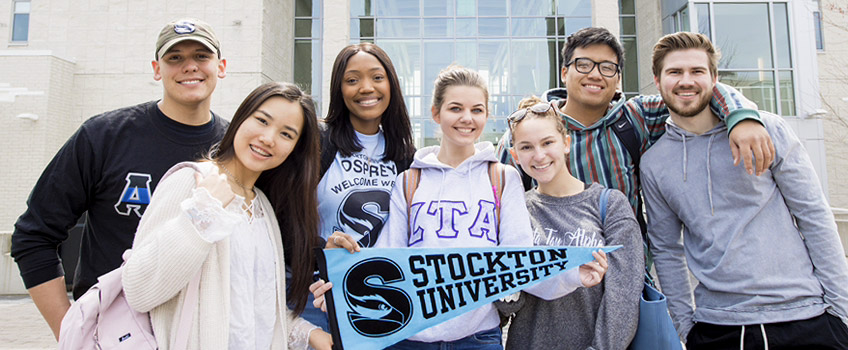 group of students smiling