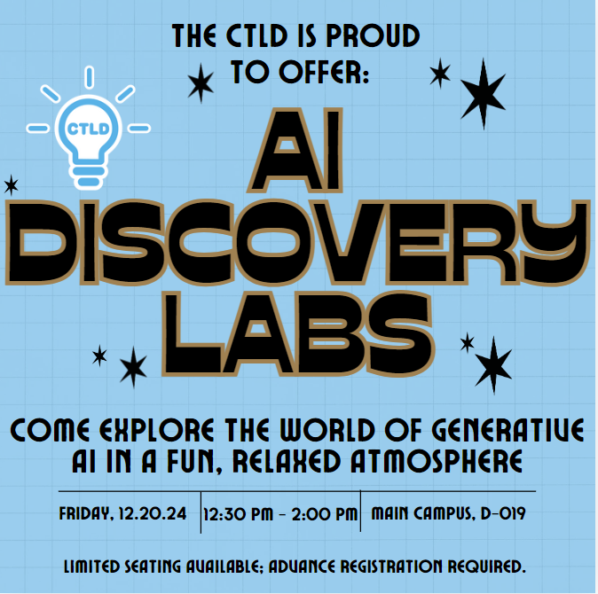 AI Discover Lab - December 20 at 12:30 pm