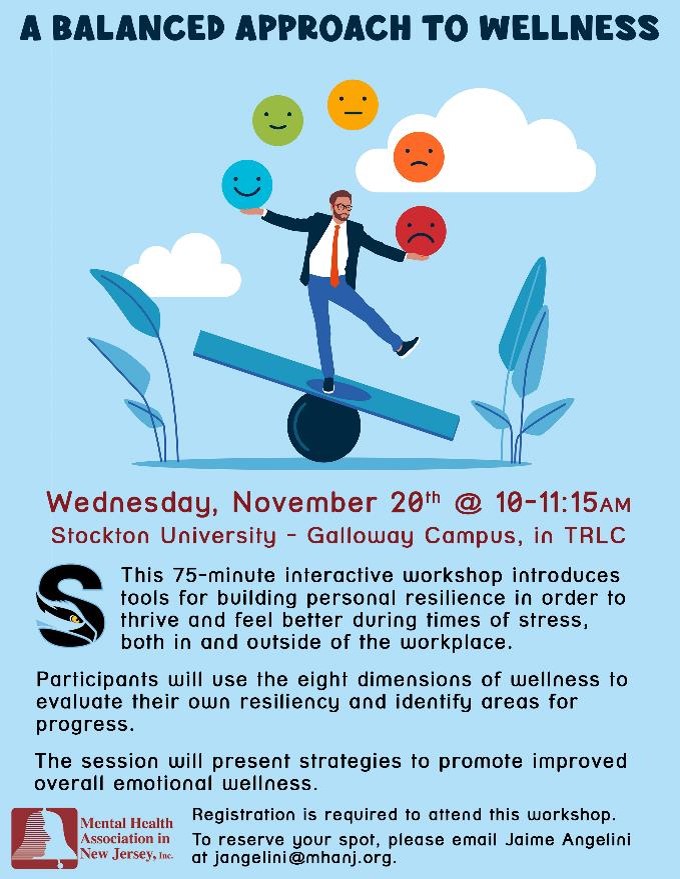 A Balanced Approach to Wellness - Nov 20 at 10 am