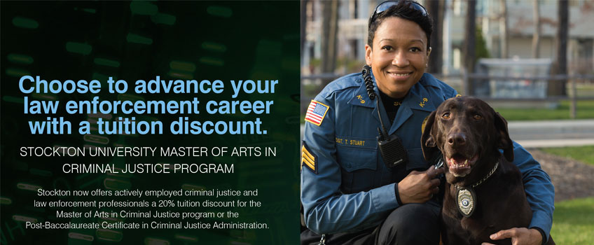 Choose to advance your law enforcement career with a tuition discount.