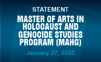 MAHG Statement 2025