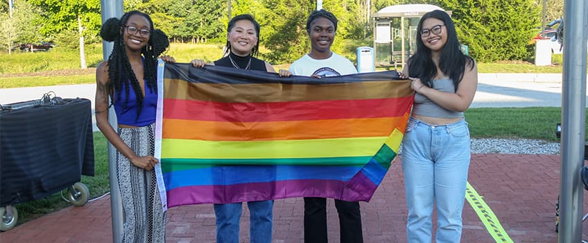 LGBTQ Flag Raising