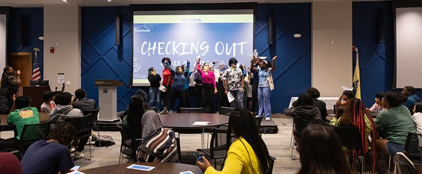 The closing ceremony for this year's class of GOALS GEAR UP students included speeches, special recognitions and a dance performed by the senior students on Wednesday, Aug. 7.