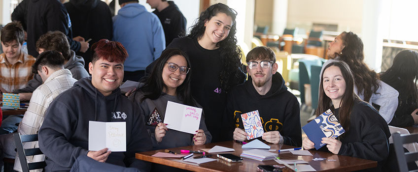 students at MLK Day of Service
