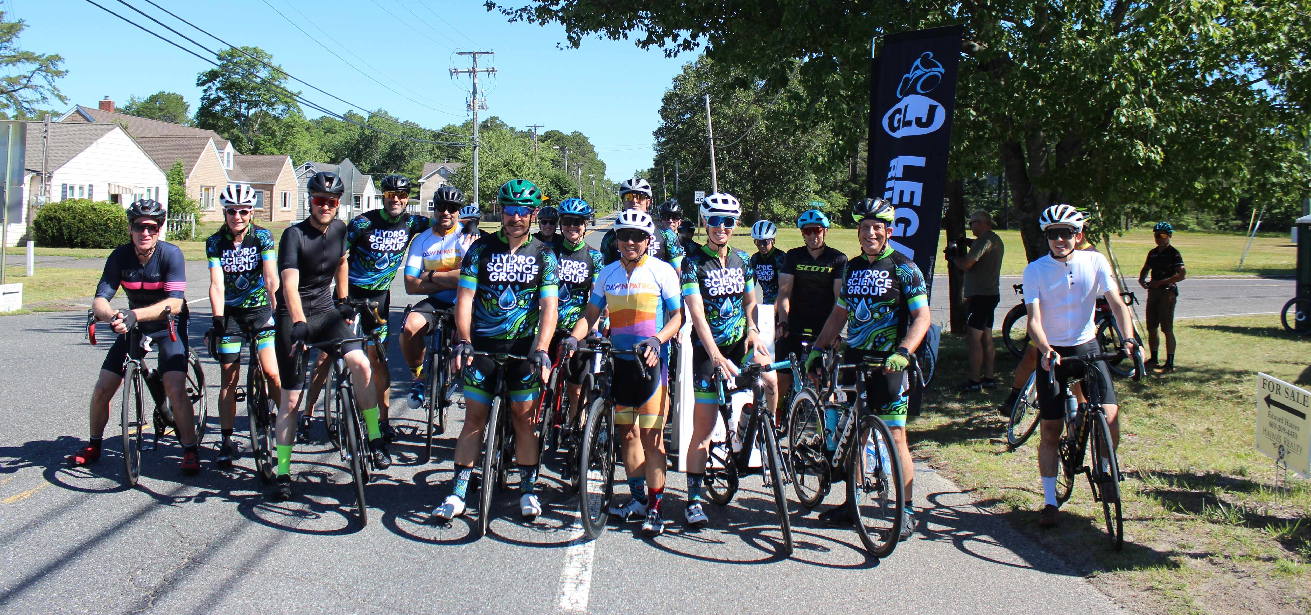 Bikers at 18th G. Larry James Legacy Bike Ride