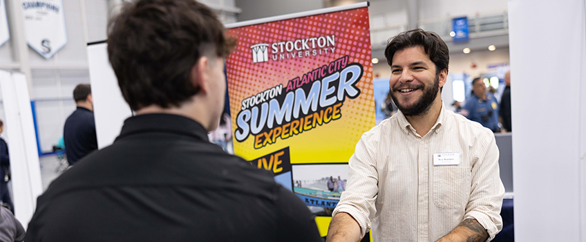 attendees at career and internship fair
