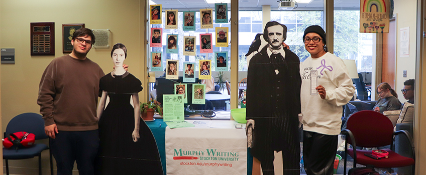 Literature majors during national day on writing celebration.