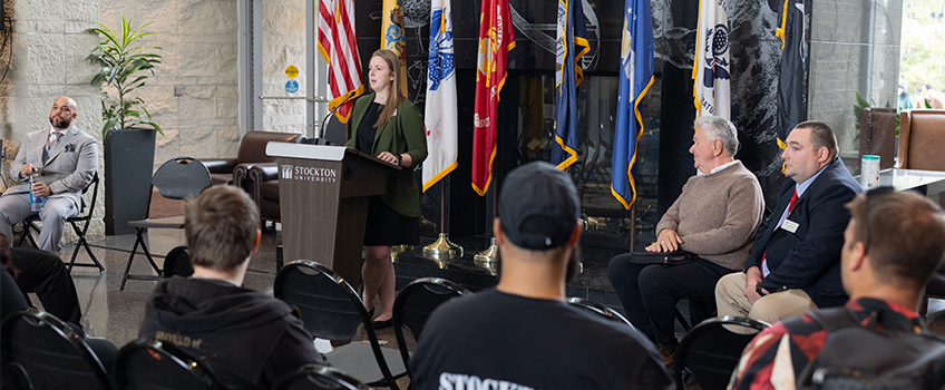 Attendants at Veterans Ceremony