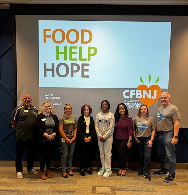 people standing smiling