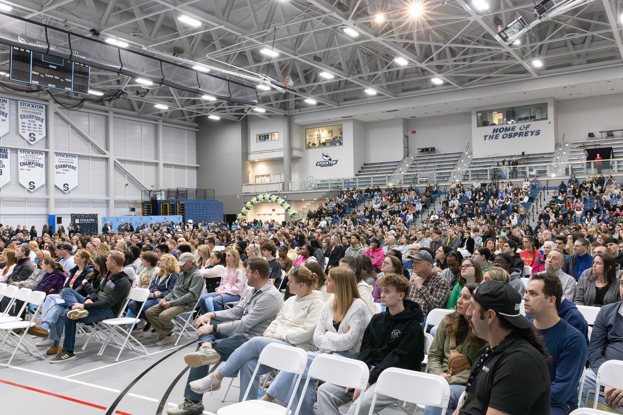Discover Stockton Day attendees in Big Blue.