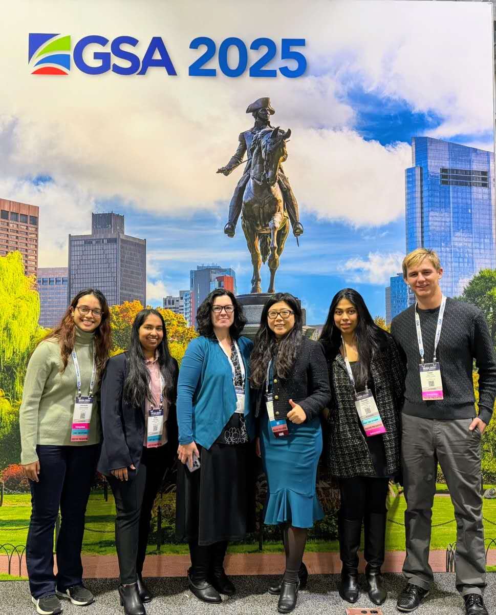 Faculty and students at GSA Conference